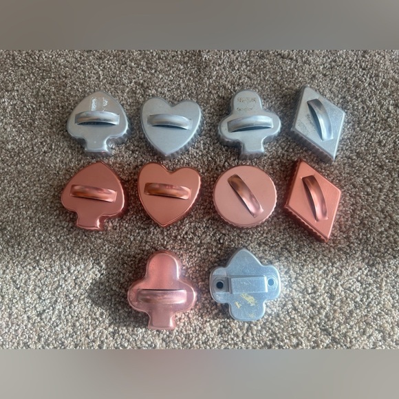 128 Vintage Cookie Cutters Red Plastic‎ HRM Crown Holidays McDonald’s Copper - Picture 12 of 16